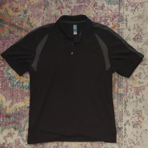 PGA Tour Men's Black Performance Polo – Size Large